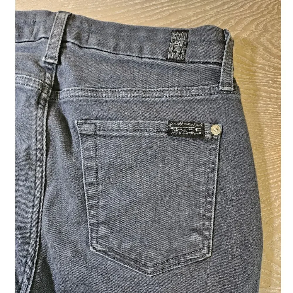 7 for all mankind, b(air) denim, The Skinny Black Jeans, Size 26